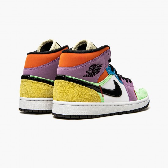 1:1 Wmns Air Jordan 1 Mid SE Lightbulb CW1140 100