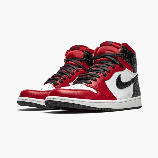 Reps Wmns Air Jordan 1 Retro High OG Satin Red CD0461 601