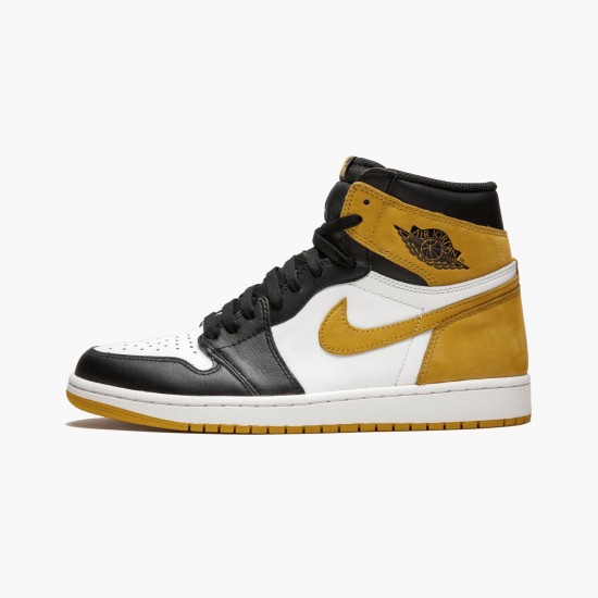 FashionReps Air Jordan 1 Retro High OG Yellow Ochre 555088 109