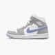 FashionReps Wmns Air Jordan 1 Mid Wolf Grey Aluminum