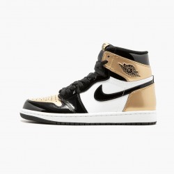 Reps Air Jordan 1 Retro High OG NRG Gold Toe 861428 007