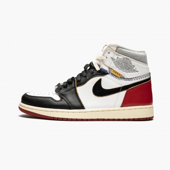 Repsshoes Union LA x Air Jordan 1 Retro High NRG Black Toe BV1300 106