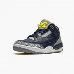 Best Quality Air Jordan 3 Retro Michigan PE