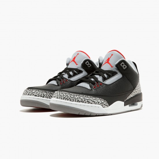 Top Quality Air Jordan 3 Retro OG Black Cement 2018 854262