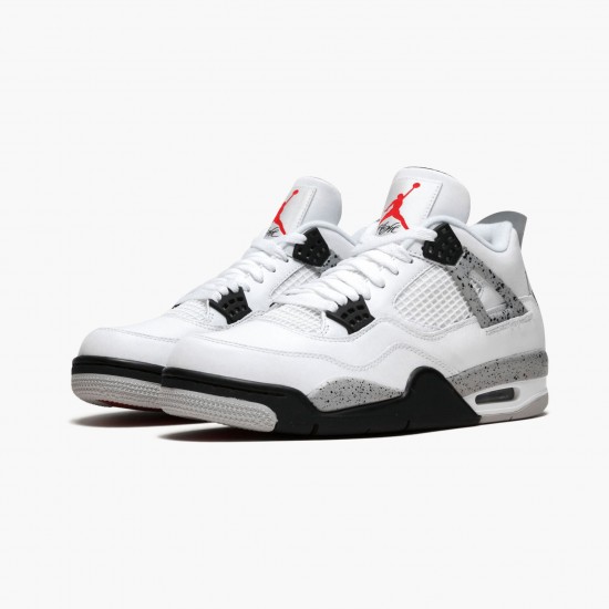 Reps Air Jordan 4 Retro OG White Cement 2016 840606 192