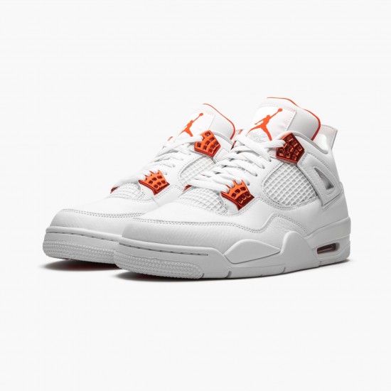 Replica Air Jordan 4 Retro Orange Metallic CT8527 118