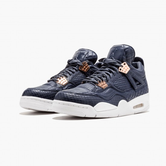 Best Quality Air Jordan 4 Retro PRM Obsidian