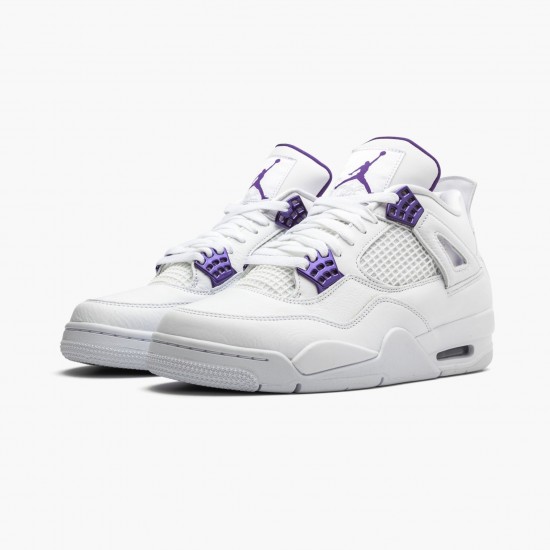 1:1 Air Jordan 4 Retro Purple Metallic CT8527 115