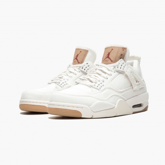 FashionReps Levis x Air Jordan 4 Retro White Denim