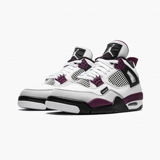 Reps Paris Saint Germain x Air Jordan 4 Retro Bordeaux CZ5624 100