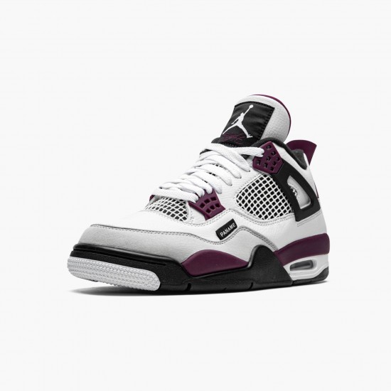 Reps Paris Saint Germain x Air Jordan 4 Retro Bordeaux CZ5624 100