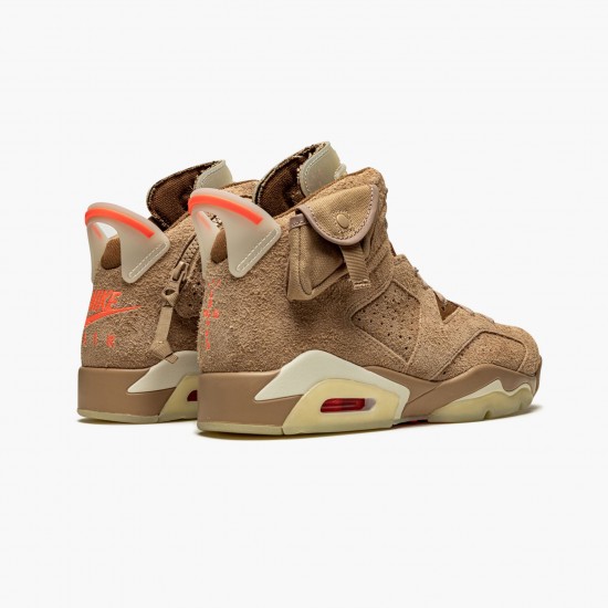 FashionReps Travis Scott x Air Jordan 6 Retro British Khaki DH0690 200