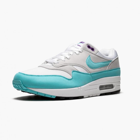 Replica Nike Women's/Men's Air Max 1 Anniversary Aqua 908375 105