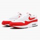 Repsshoes Nike Women's/Men's Air Max 1 Anniversary Red 908375 103