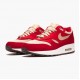 Top Version Nike Women's/Men's Air Max 1 Curry Pack Red 908366 600