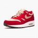 Top Version Nike Women's/Men's Air Max 1 Curry Pack Red 908366 600