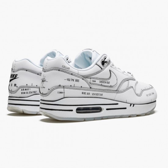 Sale Cheap Nike Women's/Men's Air Max 1 Tinker Schematic CJ4286 100