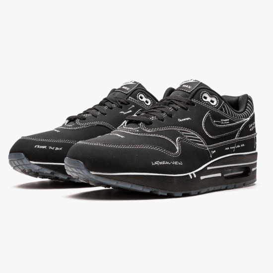 Best Quality Nike Women's/Men's Air Max 1 Tinker Sketch to Shelf Black CJ4286 001