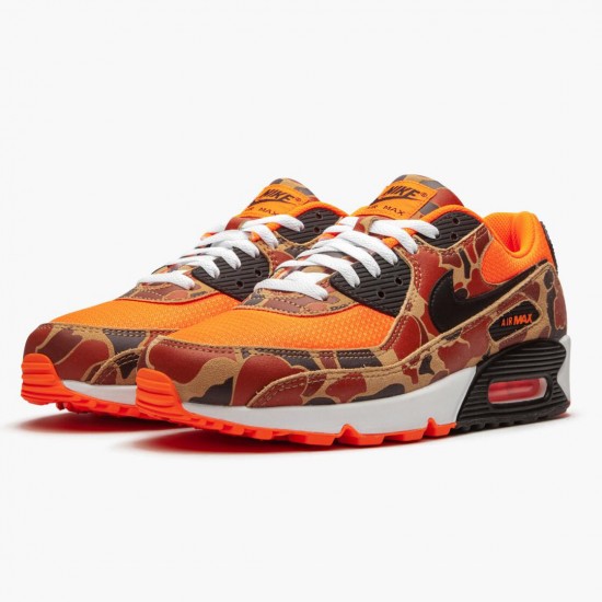 Reps Nike Women's/Men's Air Max 90 Duck Camo Orange CW4039 800