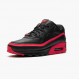 Reps Nike Women's/Men's Air Max 90 Undefeated Black Solar Red CJ7197 003