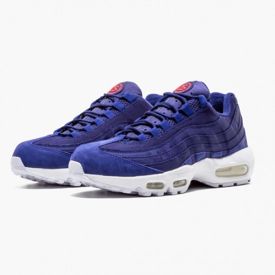 1:1 Nike Men's Air Max 95 Stussy Loyal Blue AR4592 001