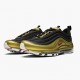 Replica Nike Women's/Men's Air Max 97 Black Metallic Gold AT5458 002