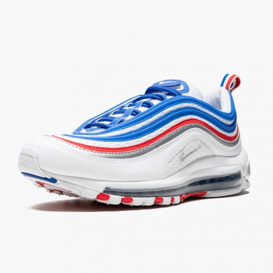 Nike Women's/Men's Air Max 97 Game Royal Metallic Silver University Red 921826 404