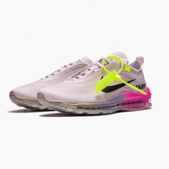 1:1 Nike Men's Air Max 97 Off White Elemental Rose Serena Queen AJ4585 600