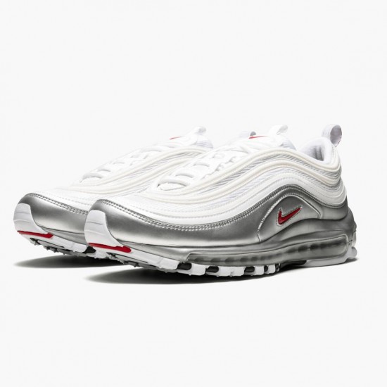 Replica Nike Women's/Men's Air Max 97 Silver White AT5458 100