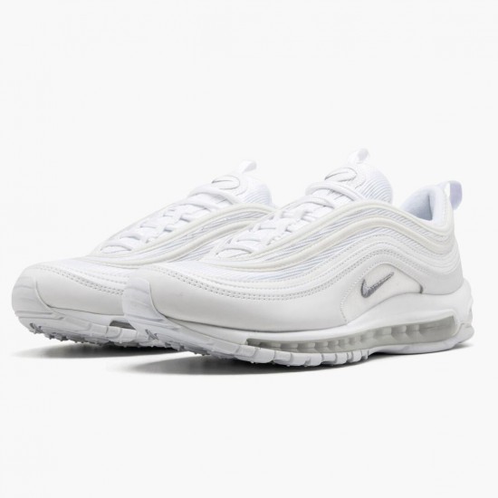 Top Quality Nike Women's/Men's Air Max 97 Triple White Wolf Grey 921826 101