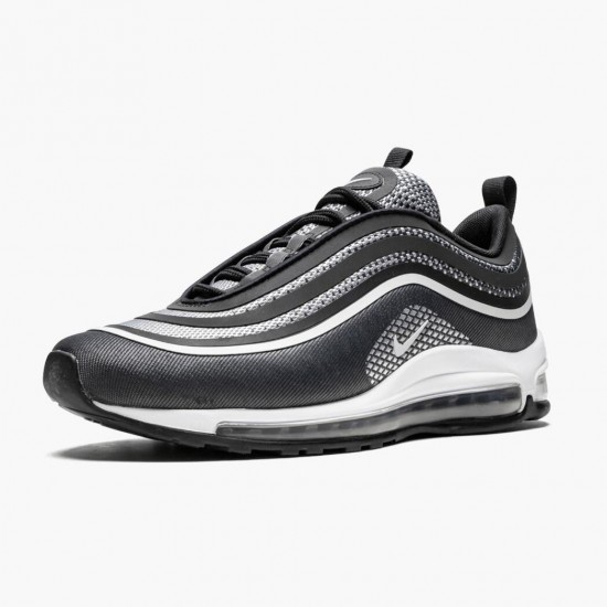 Top Version Nike Women's/Men's Air Max 97 Ultra 17 Black Pure Platinum 918356 001