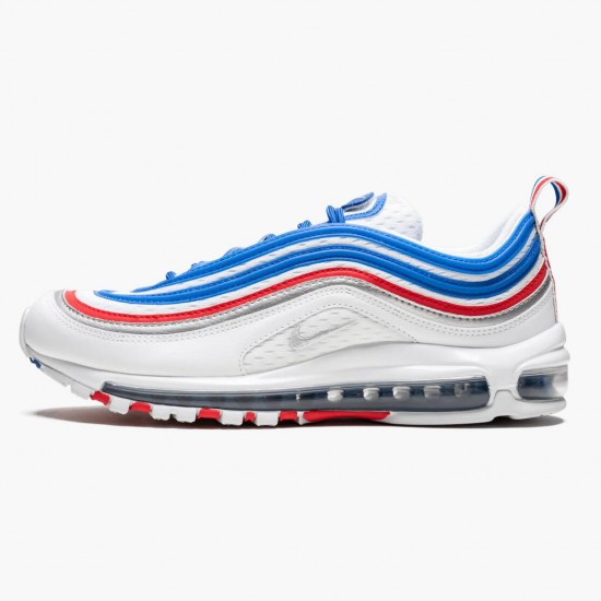 Nike Women's/Men's Air Max 97 Game Royal Metallic Silver University Red 921826 404