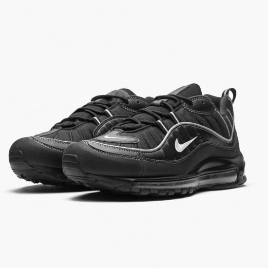 Top Quality Nike Men's Air Max 98 Black Oil Grey 640744 013 