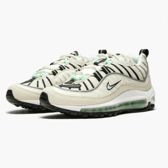 Top Version Nike Women's/Men's Air Max 98 Sail Igloo AH6799 105 