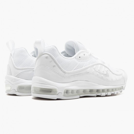 Replica Nike Women's/Men's Air Max 98 White 640744 106 