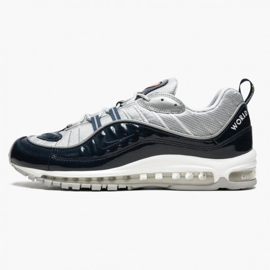 FashionReps Nike Women's/Men's Air Max 98 Supreme Obsidian 844694 400 