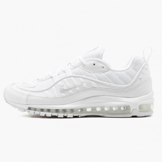 Replica Nike Women's/Men's Air Max 98 White 640744 106 