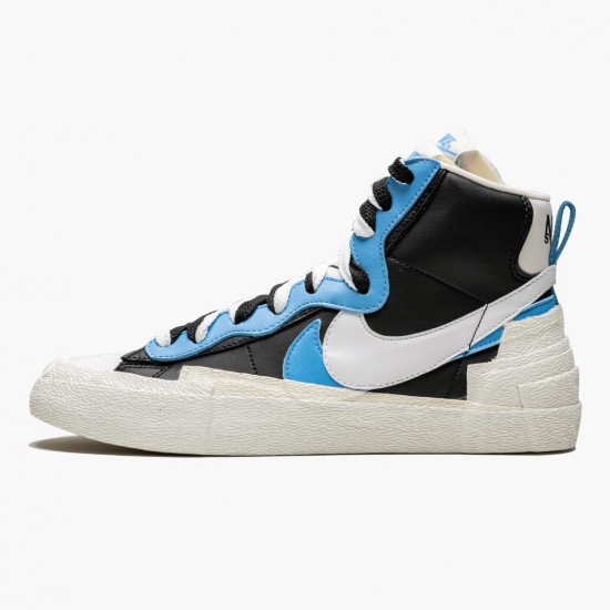 1:1 Nike Women's/Men's Blazer Mid sacai White Black Legend Blue BV0072 001