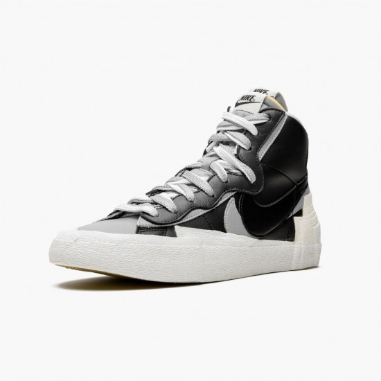 Top Quality Nike Women's/Men's Blazer Mid sacai Black Grey BV0072 002