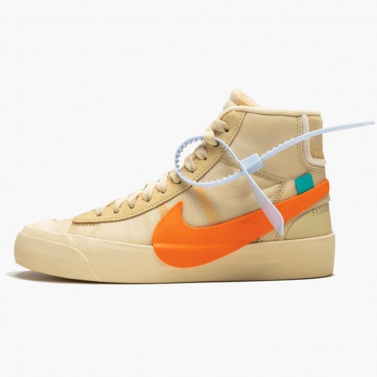 Replica Nike Women's/Men's Blazer Mid Off White All Hallow's Eve AA3832 700