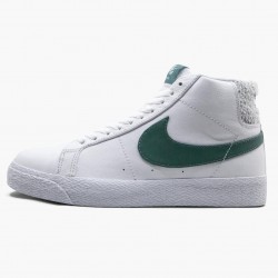 Replica Nike Women's/Men's SB Zoom Blazer Mid White Bicoastal CJ6983 100