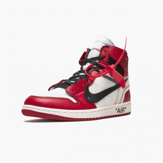 Repsshoes Air Jordan 1 Retro High Off White Chicago AA3834 101