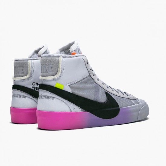 Reps Nike Women's/Men's Blazer Mid Off White Wolf Grey Serena Queen AA3832 002