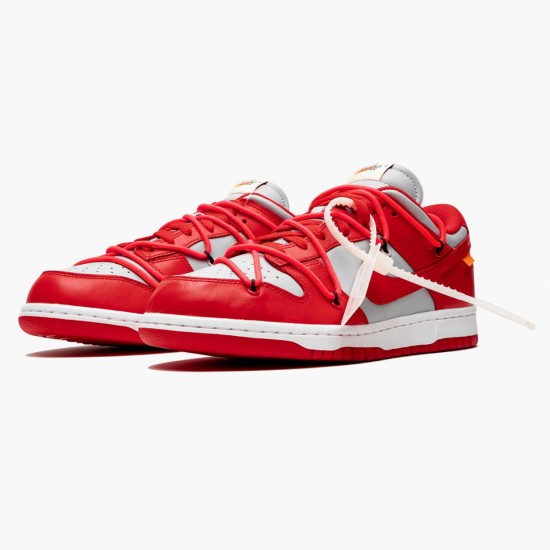 Sale Cheap Nike Women's/Men's Dunk Low Off White University Red CT0856 600