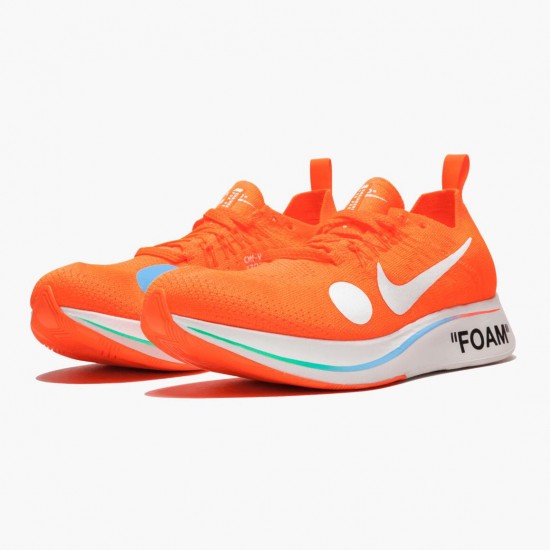 Top Quality Nike Men's Zoom Fly Mercurial Off White Total Orange AO2115 800