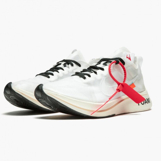 Top Version Nike Women's/Men's Zoom Fly Off White AJ4588 100