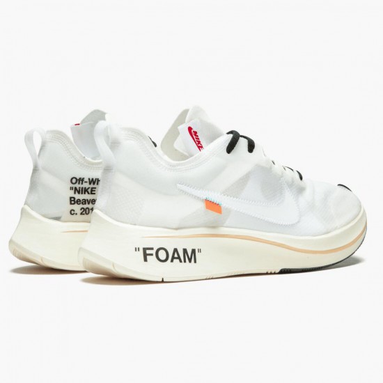 Top Version Nike Women's/Men's Zoom Fly Off White AJ4588 100