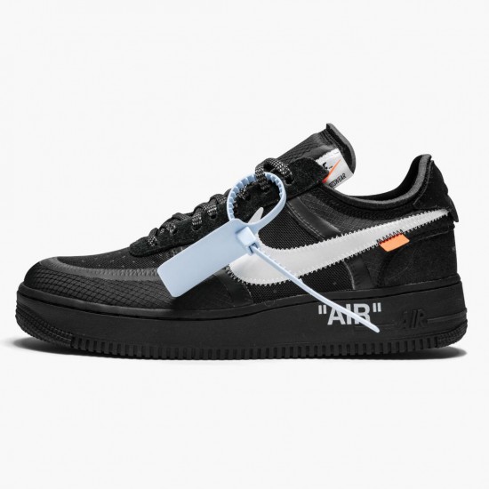 Best Quality Nike Men's Air Force 1 Low Off White Black White AO4606 001