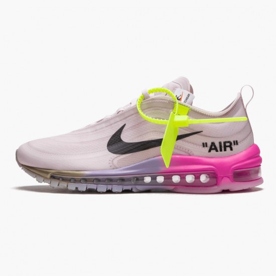 FashionReps Nike Men's Air Max 97 Off White Elemental Rose Serena Queen AJ4585 600