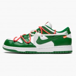 Replica Nike Women's/Men's Dunk Low Off White Pine Green CT0856 100